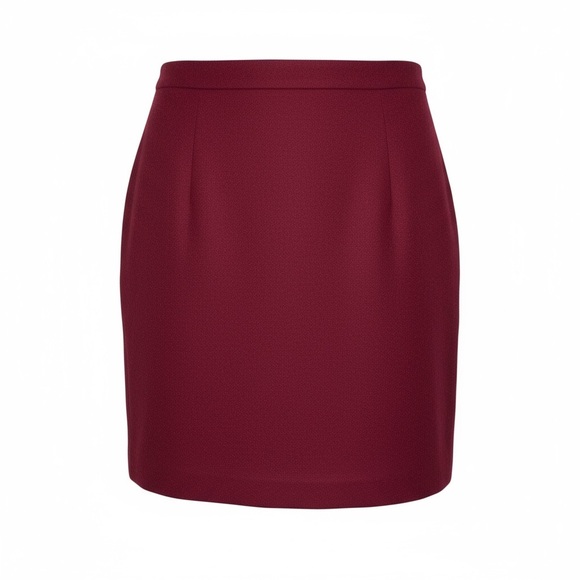J. Crew Dresses & Skirts - J.Crew Mercantile Burgundy Wool Blend Pencil Skirt Women’s Size 10